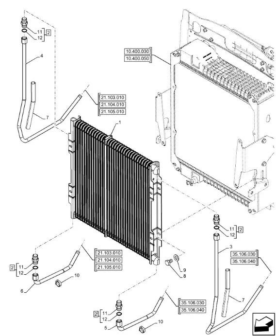 87441876 - радиатор